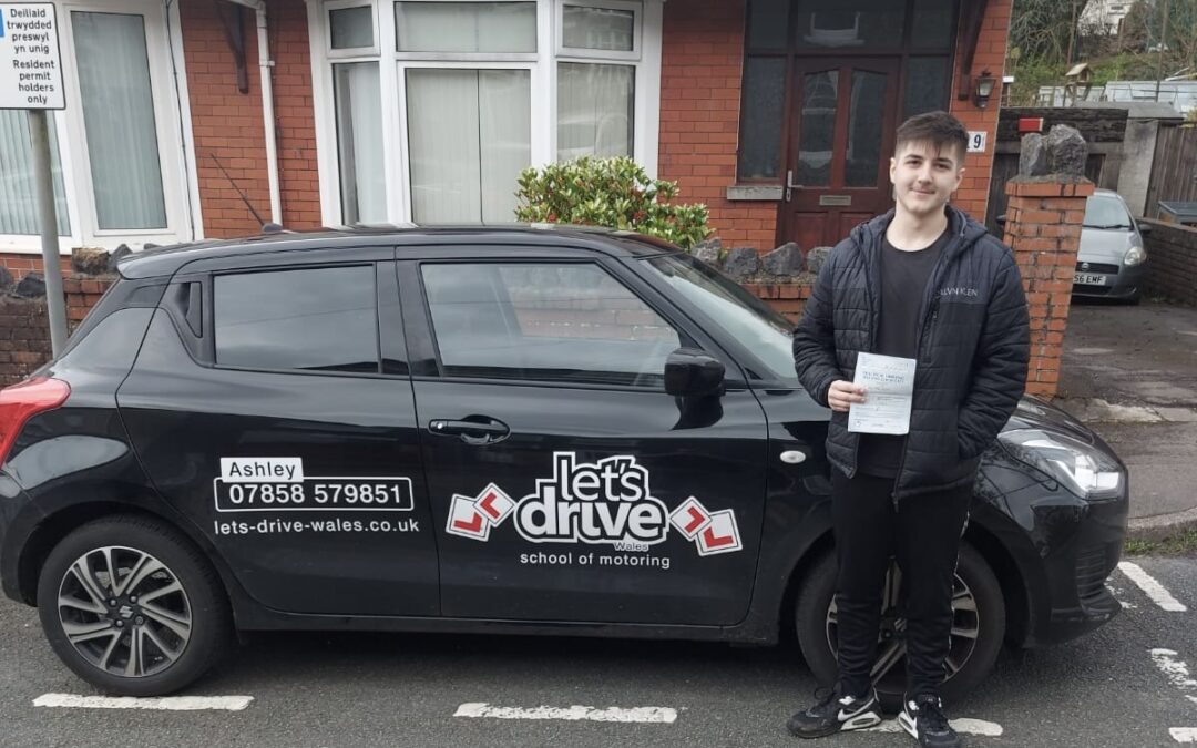 Latest pass with Let’s Drive Wales – Max Beynon