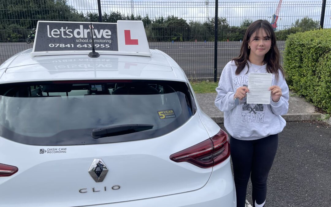 Latest Pass with Let’s Drive Wales – Ashlee Jones