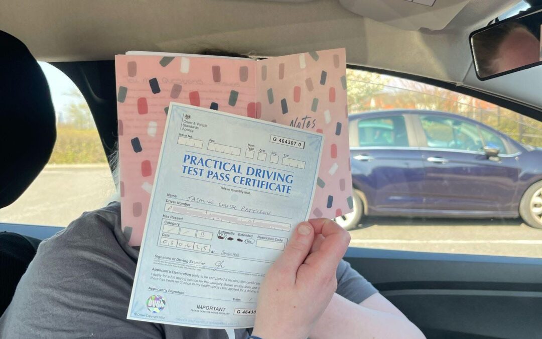 Latest Pass with Let’s Drive Wales – Jasmine