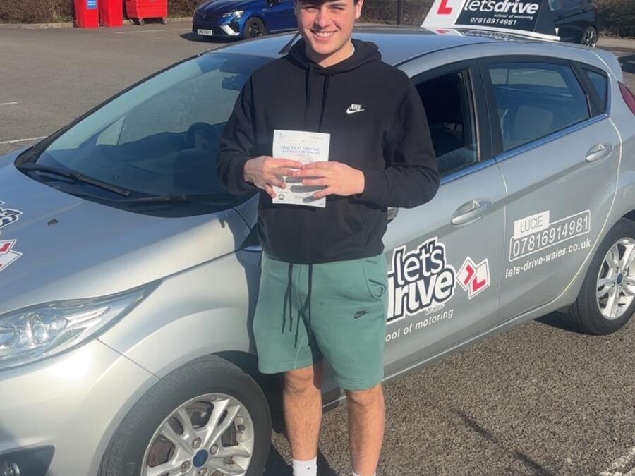 Latest Pass with Let’s Drive Wales – Sonny