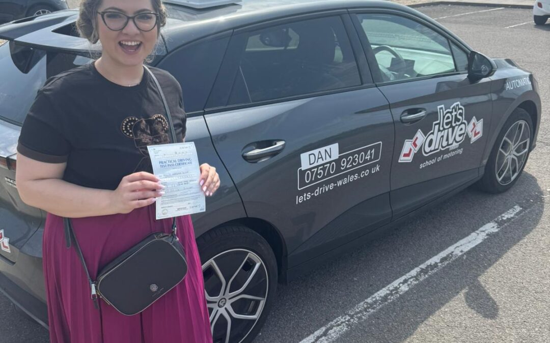 Latest Pass with Let’s Drive Wales – Raluca