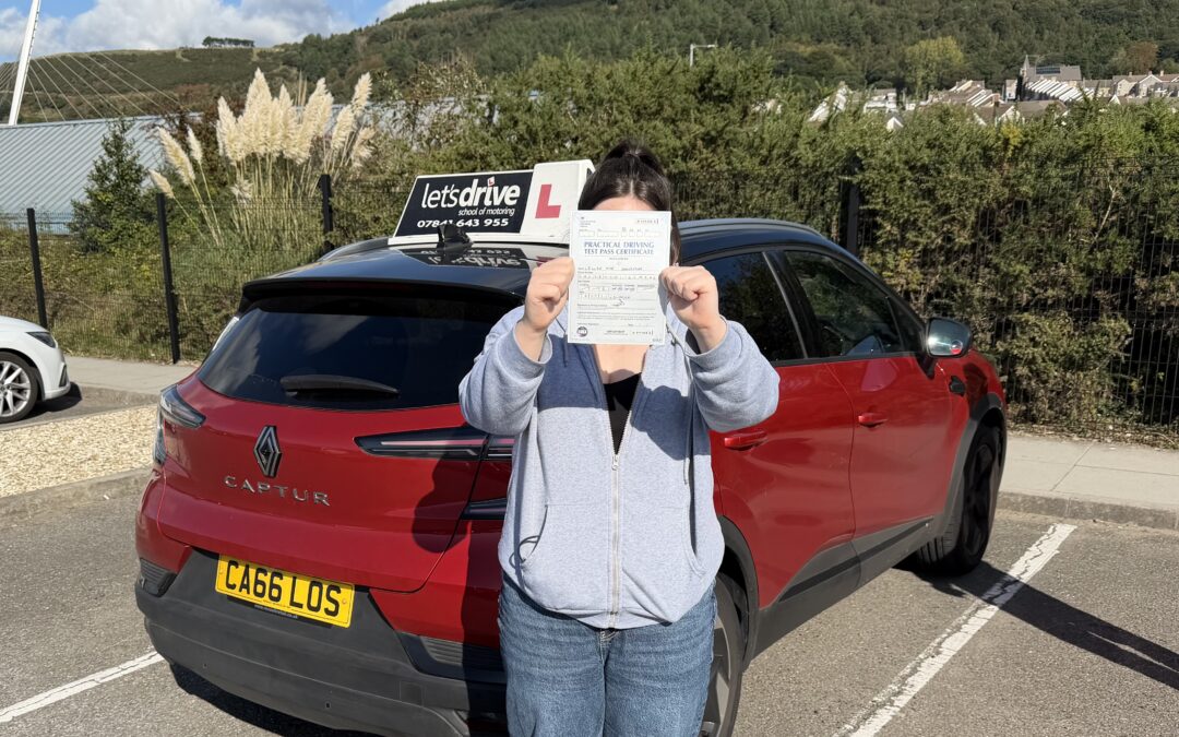 Latest Pass with Let’s Drive Wales – Lillie Dallimore
