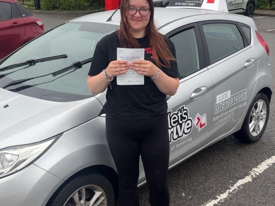 Latest Pass with Let’s Drive Wales – Kirsten