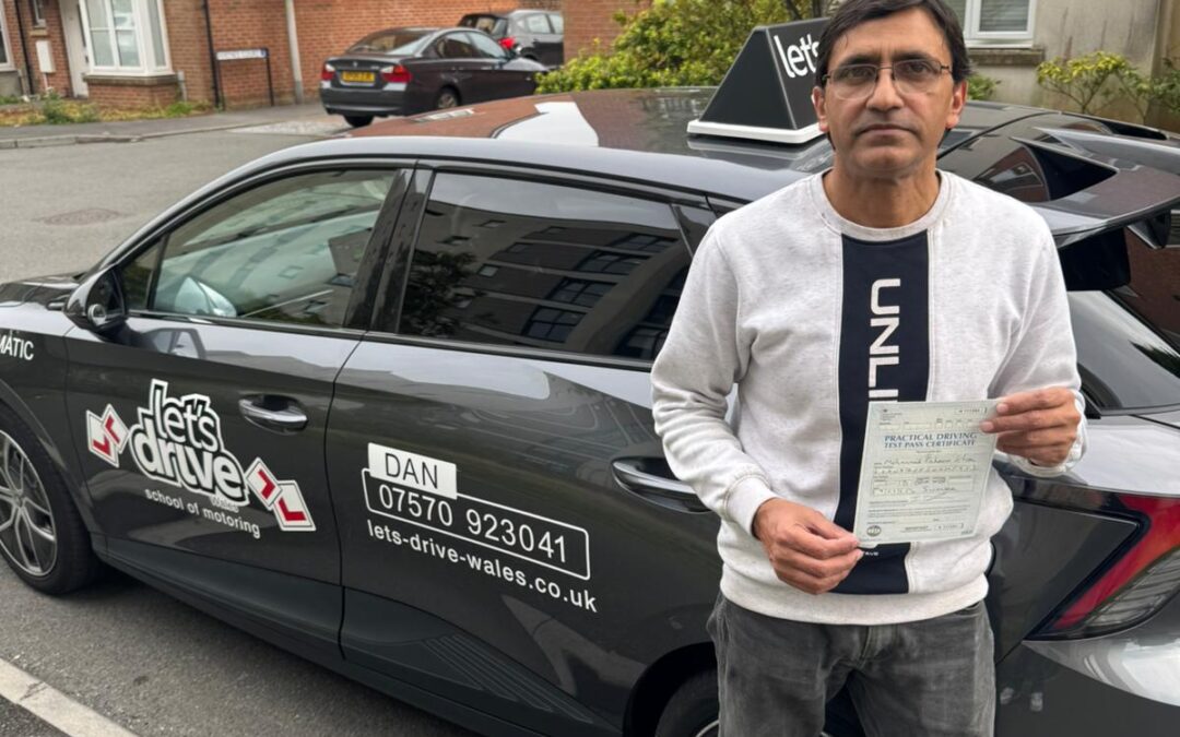 Latest Pass with Let’s Drive Wales – Mohammed