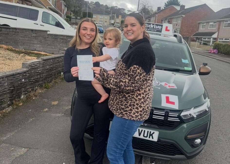 Latest Pass with Let’s Drive Wales – Aimee