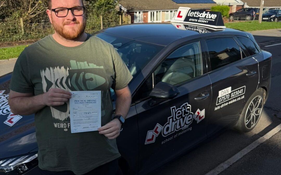Latest Pass with Let’s Drive Wales – Ellis Thomas