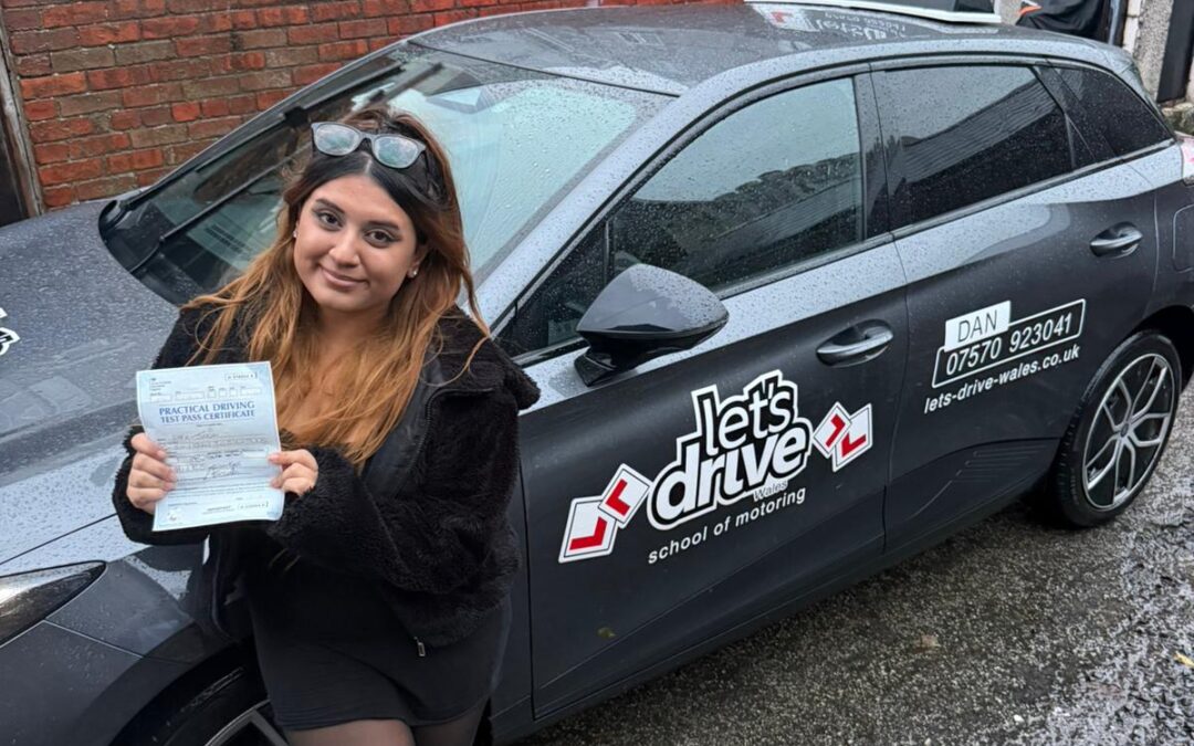 Latest Pass with Let’s Drive Wales – Rhea Joshi