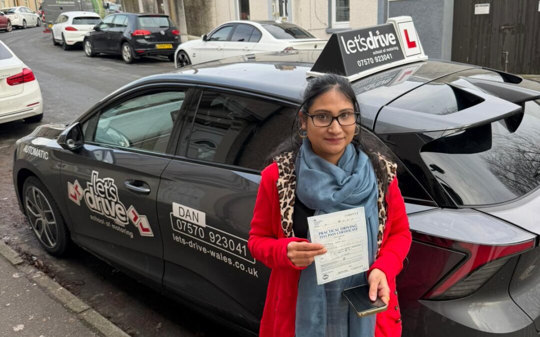 Latest Pass with Let’s Drive Wales – Sanjida Akter