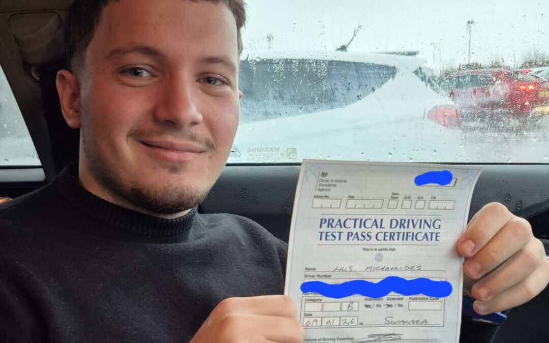 Latest Pass with LetsDrive Wales – Luis