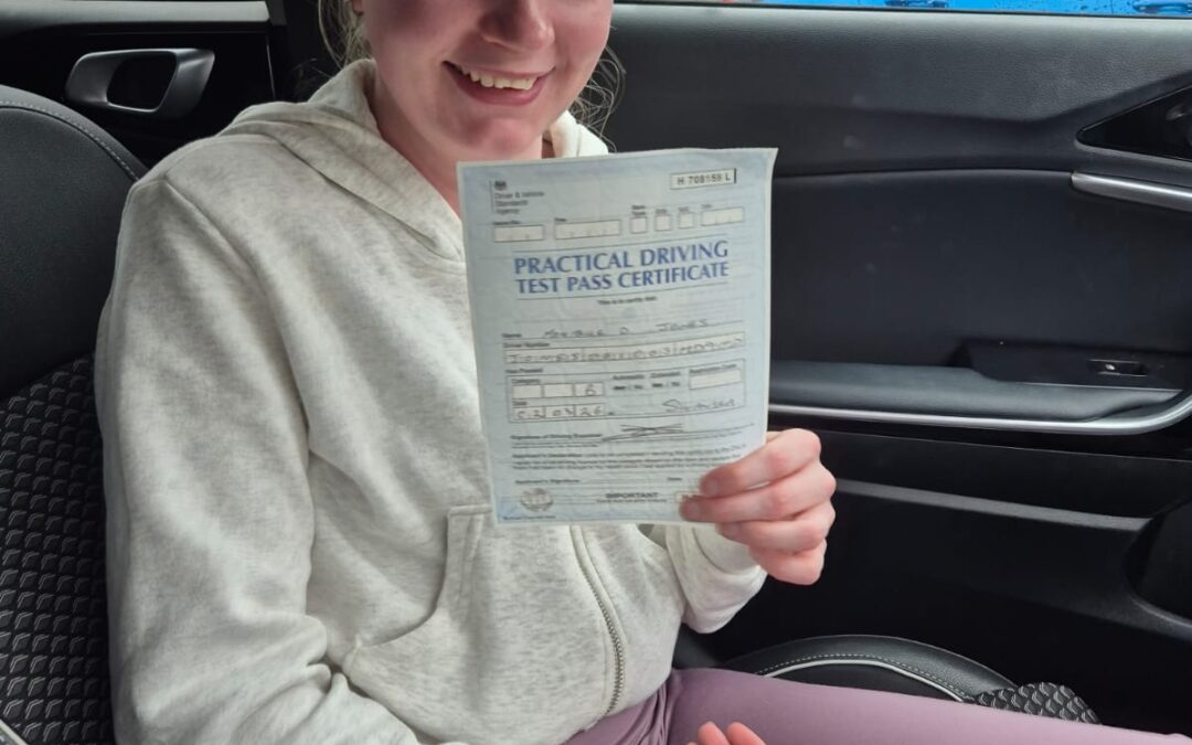 Latest Pass with Let’s Drive Wales – Monique