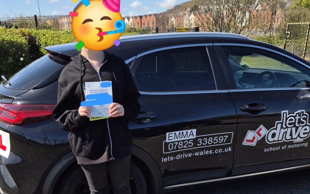Latest pass with Let’s Drive Wales – Ffion