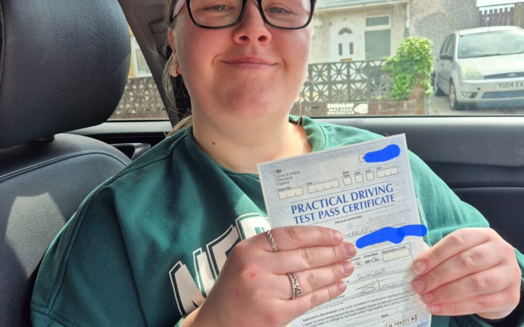 Latest Pass with Let’s Drive Wales – Leah Sheriff