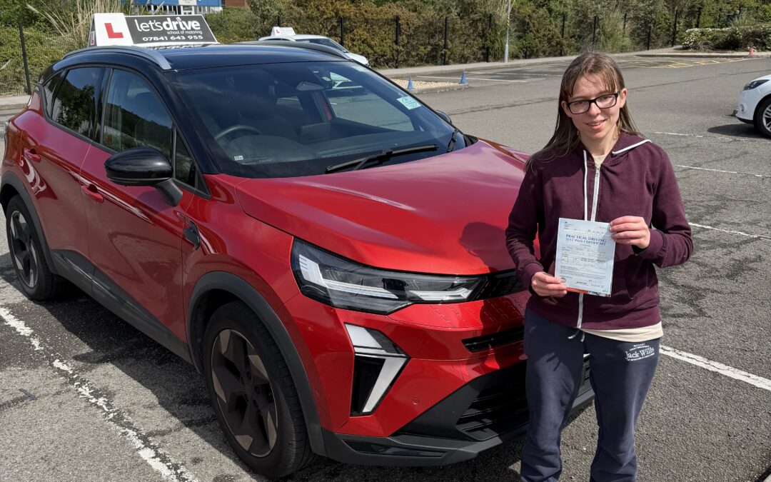 Latest Pass with Let’s Drive Wales – Sarah Young