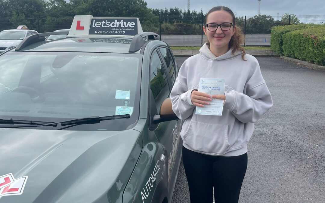 Latest Pass with Let’s Drive Wales – Tabitha Salter