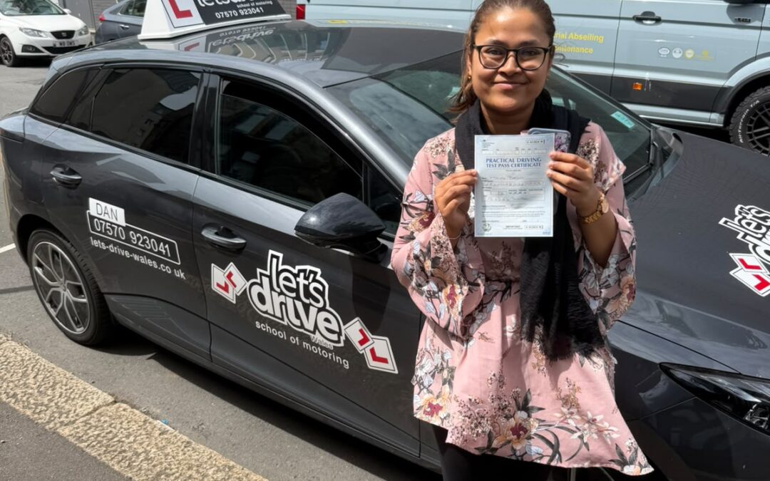 Latest Pass with  Let’s Drive Wales – Marufa Begum
